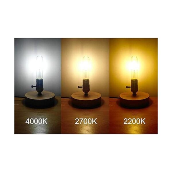 Bombillas E26 T10 de luz blanca de día de 6 W bombilla