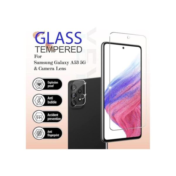 YEBF Protector de pantalla para Galaxy A53 5G de vidrio_2