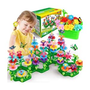 YEEBAY Juguetes de construcción de jardín de flores para_1
