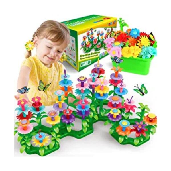 YEEBAY Juguetes de construcción de jardín de flores para_1