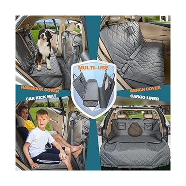 YEENIS Funda de asiento de automóvil para perros funda de_3