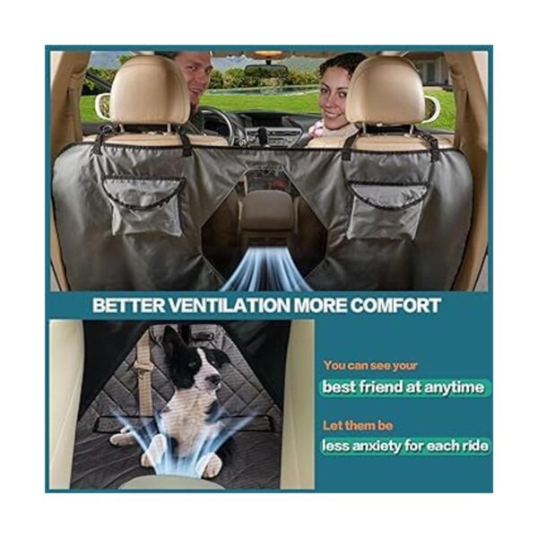 YEENIS Funda de asiento de automóvil para perros funda de_5