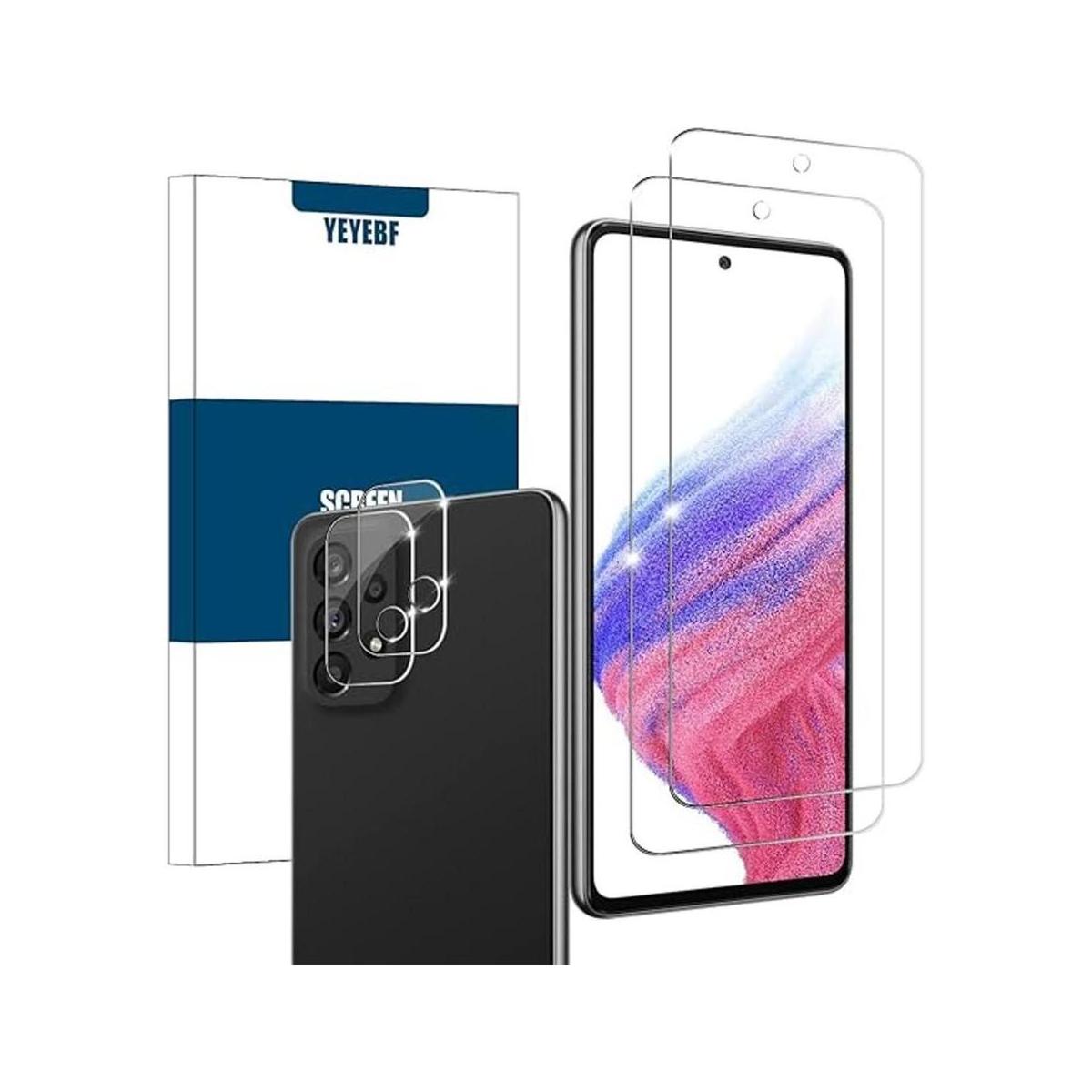 YEBF Protector de pantalla para Galaxy A53 5G de vidrio