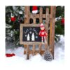 YEAJON 25 plantillas de Navidad de 4 x 4 pulgadas para