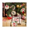 YEAJON 25 plantillas de Navidad de 4 x 4 pulgadas para