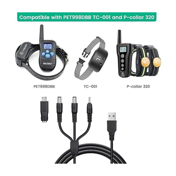 Cargador de collar de choque de repuesto para Petrainer_2