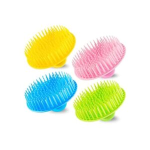 YEALIFE Paquete de 4 cepillos exfoliantes para el cabello_1