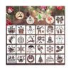 YEAJON 25 plantillas de Navidad de 4 x 4 pulgadas para