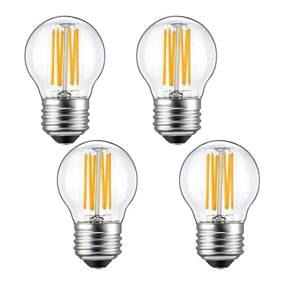 YDJoo G45 Bombilla LED Edison regulable 6W Bombilla de