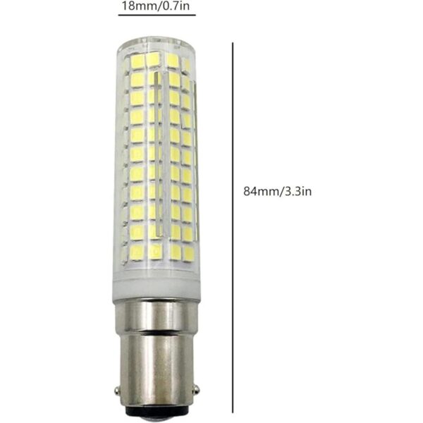 YDJoo BA15D Bombilla LED regulable 12W LED de maíz_2