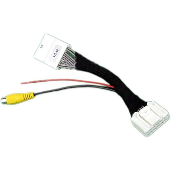 YDC 24 Pin Car Rear View Reverse Camera RCA Adapter_2
