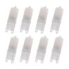 YDJoo Juego de 8 bombillas LED G9 de 1 W Mini bombillas_1