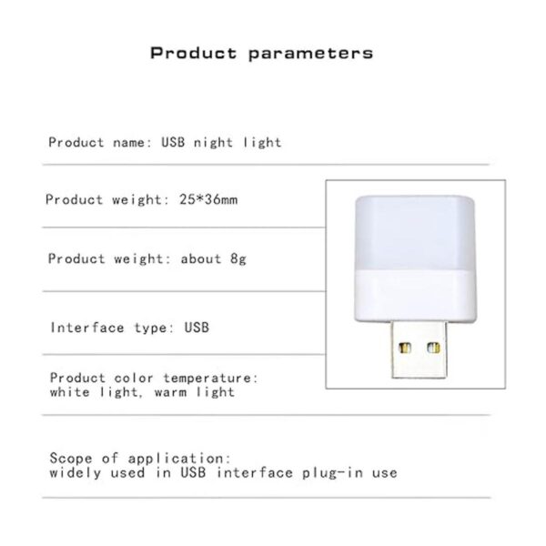 Mini USB Night LightsPlug in LED BulbFlexible LED_2