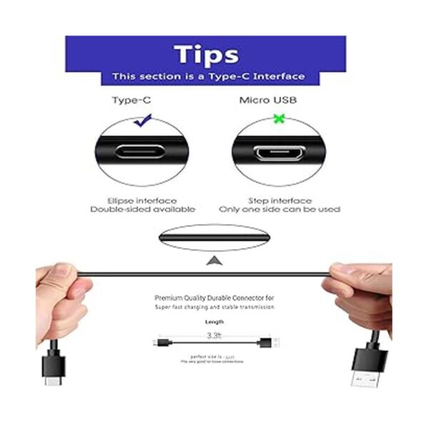 Cable de carga USB C compatible con TaoTronics_4
