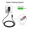 Cable de carga USB Mirco de 10 pies compatible con Alcatel_2