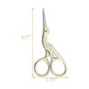 Tijeras de coser para bordar de acero inoxidable punta_3