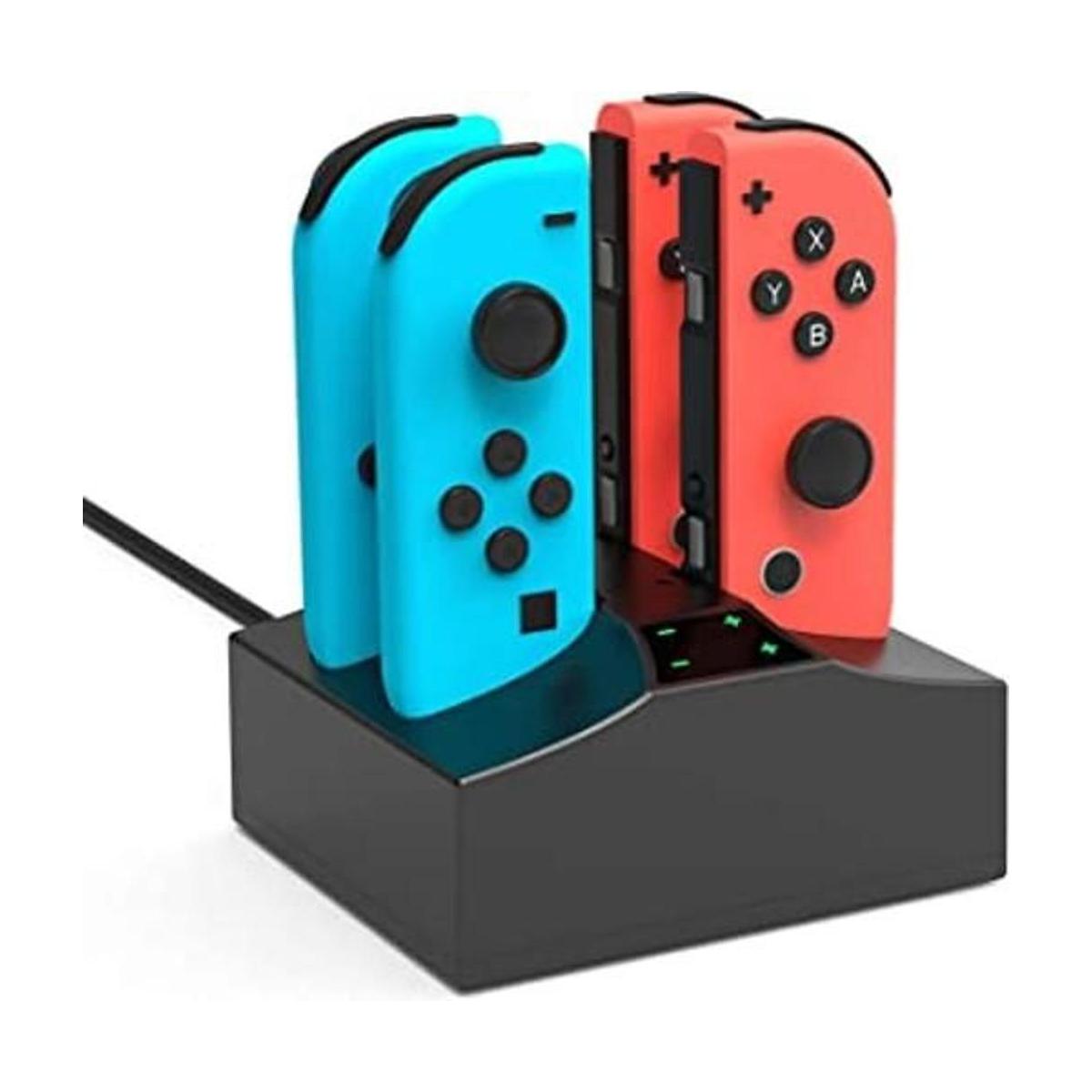 Estación de carga con cargador para Nintendo Switch