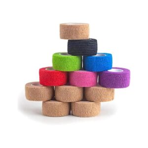 YAXEON Self Adhesive Bandage Wrap 12 Rolls 1 x 5 Yards_1