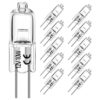 Bombillas halógenas G4 de 10 W 12 V T3 JC tipo 2 pines de_1
