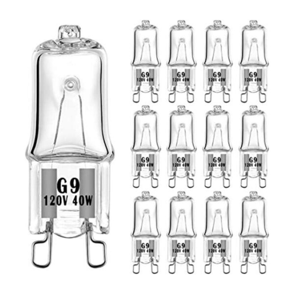 Bombilla halógena G9 de 40 W 120 V T4 JCD base G9 2_1