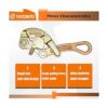 YATOINTO Extractor de alambre de acero con agarre de cable