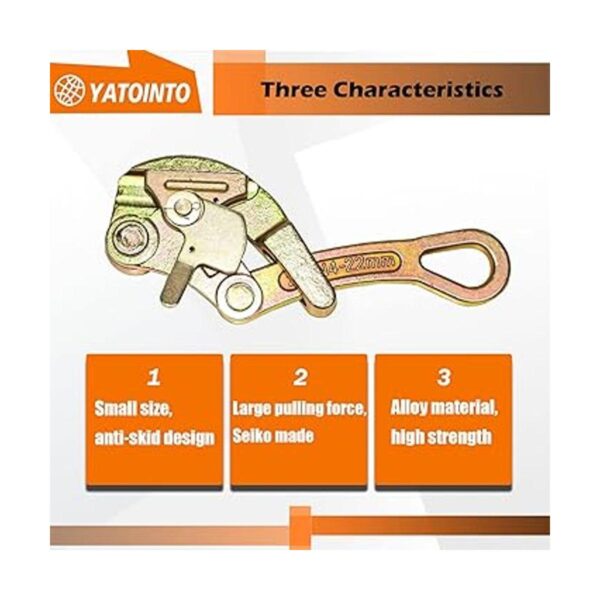 YATOINTO Extractor de alambre de acero con agarre de cable