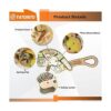 YATOINTO Extractor de alambre de acero con agarre de cable