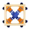 Abrazaderas de esquina juego de 4 abrazaderas de ángulo_1