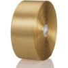 YASEO Cinta de satén color dorado Champaign de 1 12