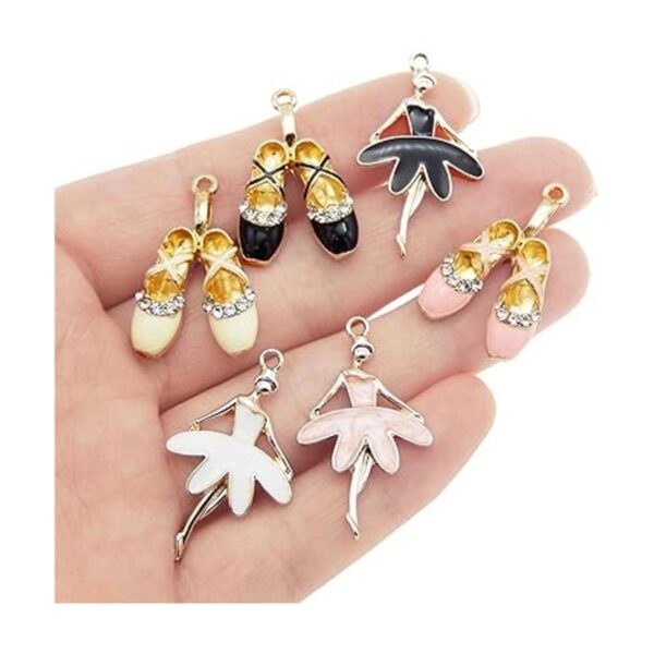 yaokan 30 piezas de zapatos de ballet esmaltados para_4