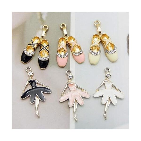 yaokan 30 piezas de zapatos de ballet esmaltados para_6