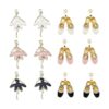 yaokan 30 piezas de zapatos de ballet esmaltados para_2