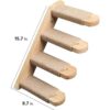 FUKUMARU Estante de escalada para gatos montado en la_3