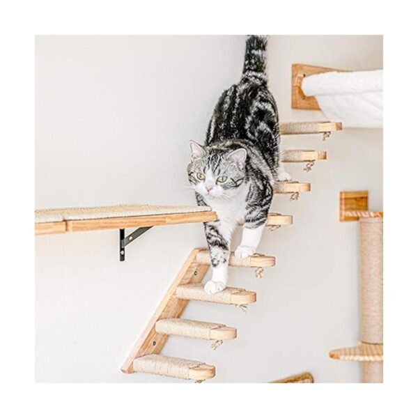 FUKUMARU Estante de escalada para gatos montado en la_5