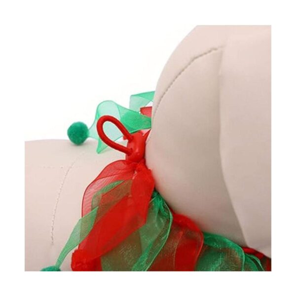 YANQINQIN Collar de Navidad para mascotas con cuello rojo_5