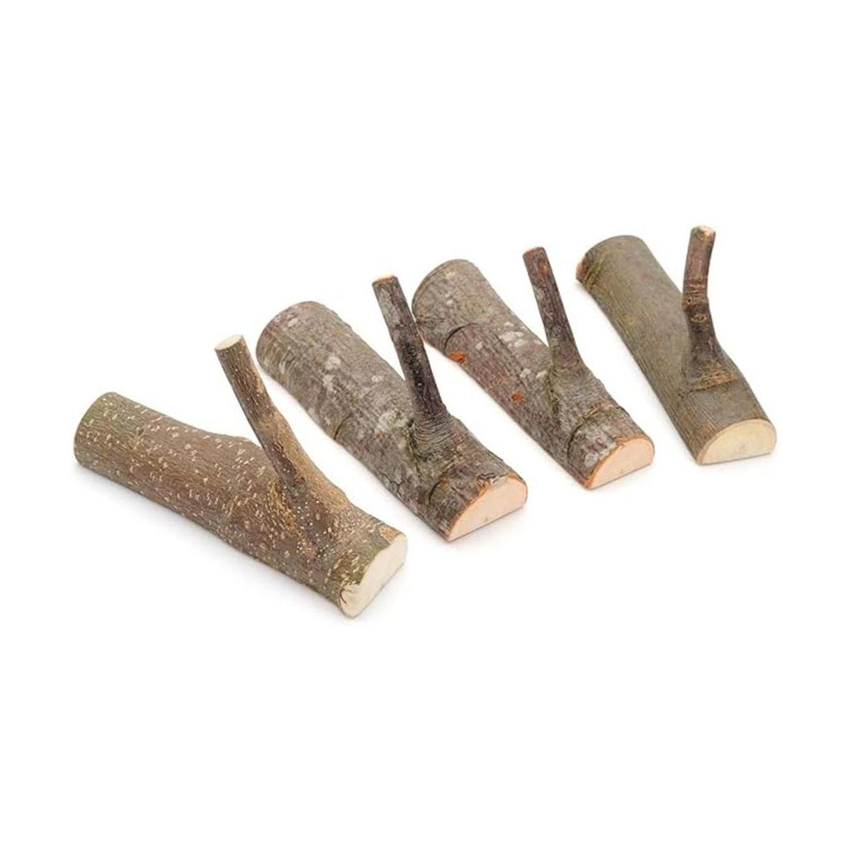 YANGQIHOME Paquete de 4 ganchos de pared de ramas de árbol