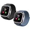 YANC Paquete de 2 correas de reloj Cosmo JrTrack de velcro_1