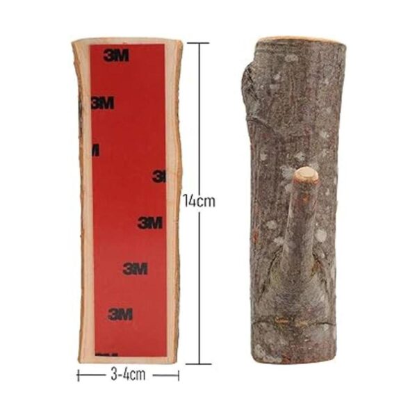 YANGQIHOME Paquete de 4 ganchos de pared de ramas de árbol_2