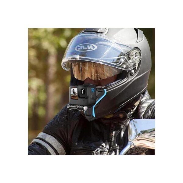 YALLSAME Soporte de barbilla para casco GoPro Action_2