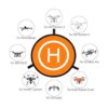 Almohadilla de aterrizaje para drones de 21.65 pulgadas_4
