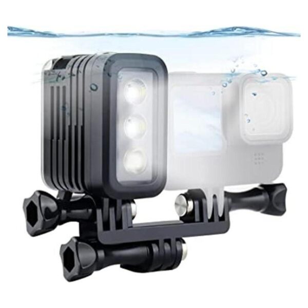 YALLSAME Luz de buceo impermeable de aluminio para GoPro_1