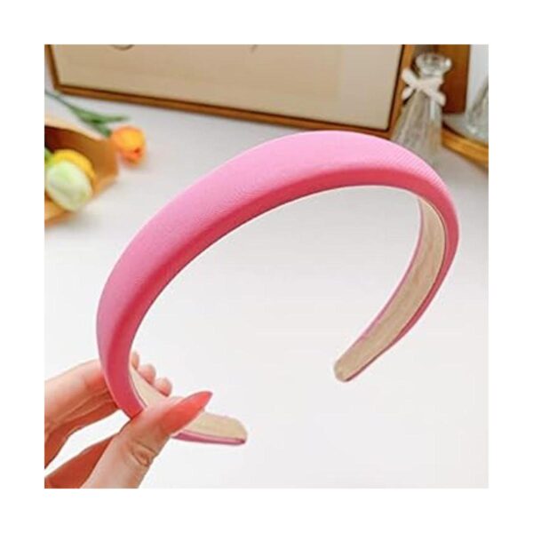 Diademas acolchadas gruesas para mujer banda ancha de_3
