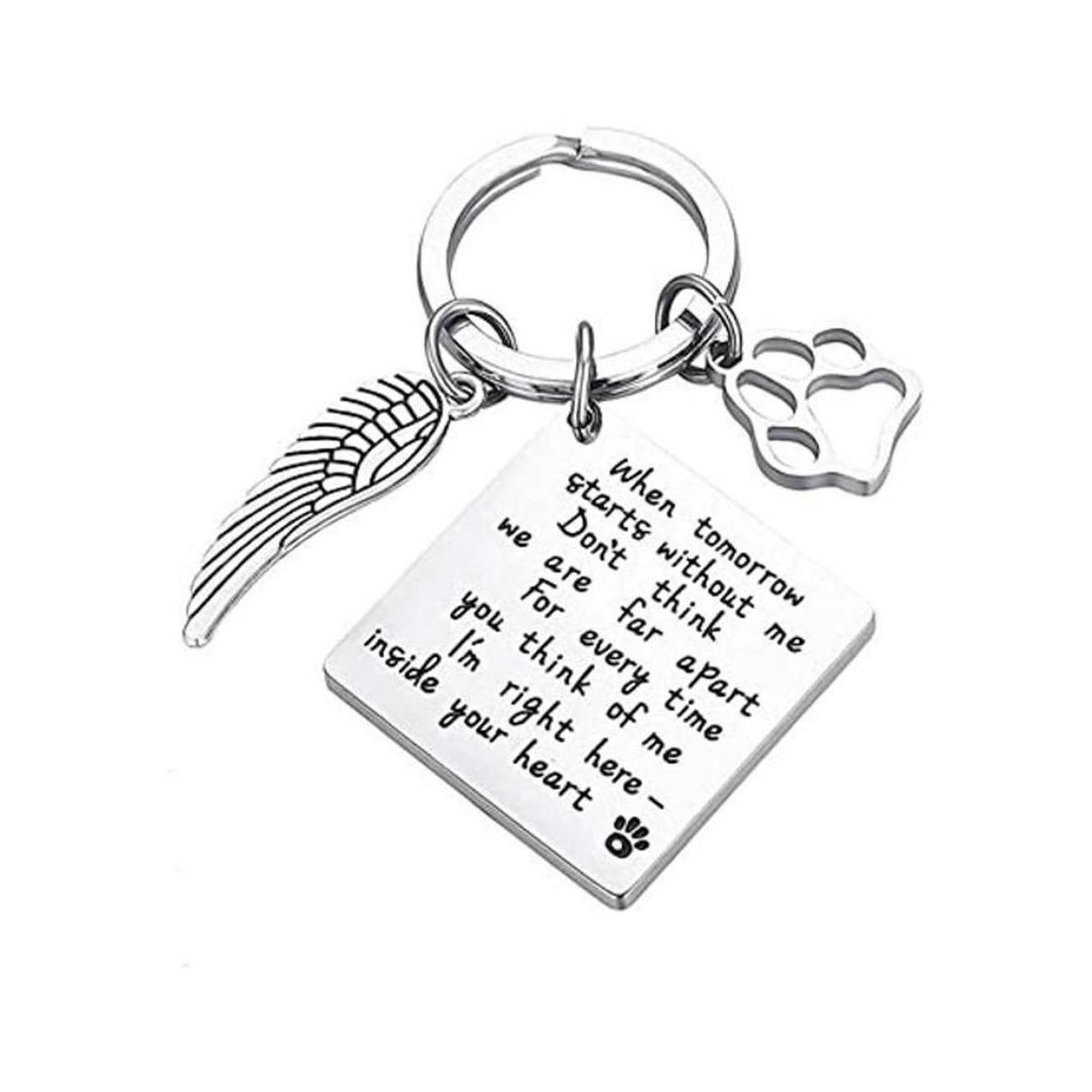Llavero conmemorativo para gatos y mascotas llavero con