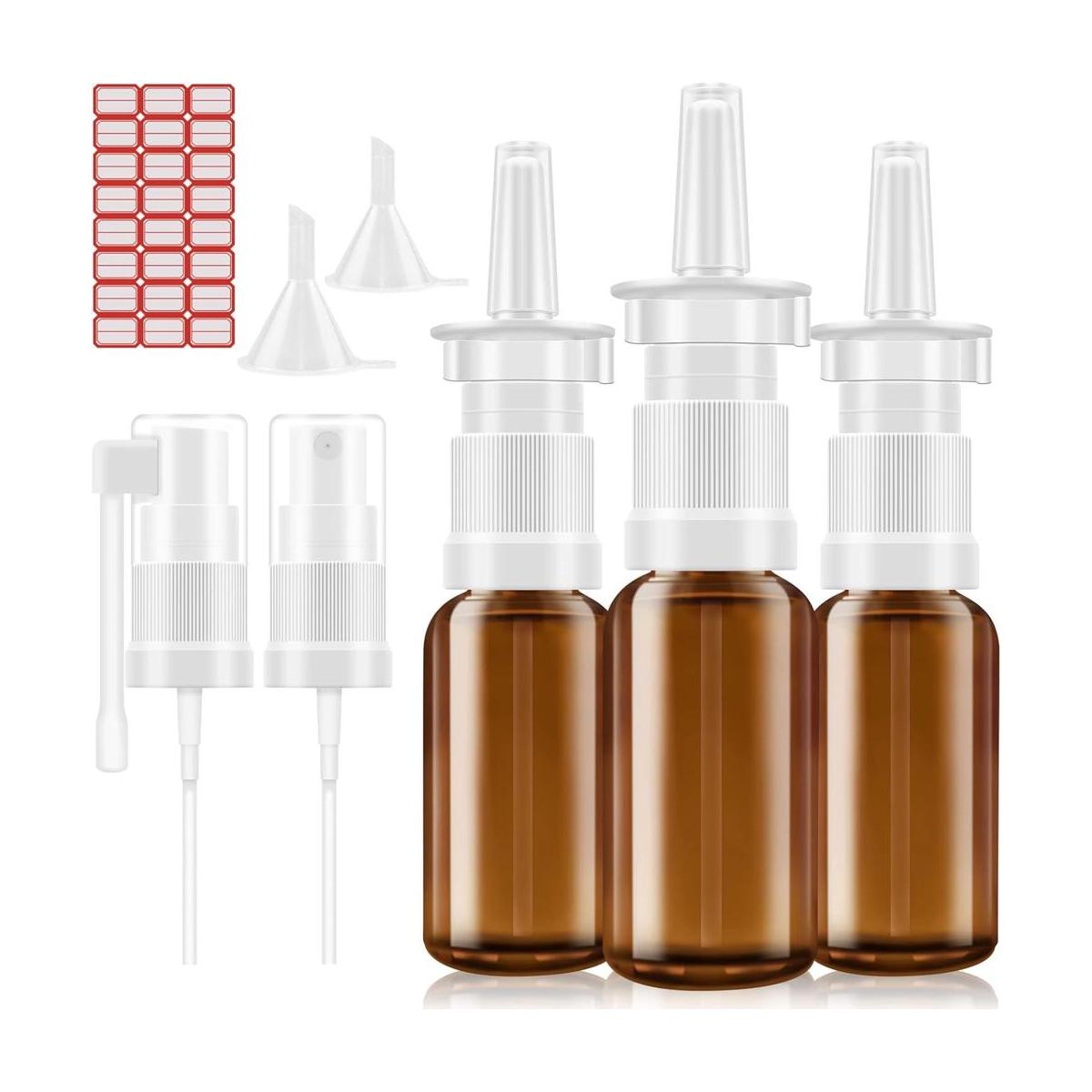 3 botellas de pulverización nasal