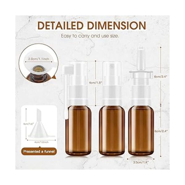 3 botellas de pulverización nasal