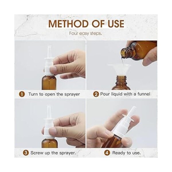 3 botellas de pulverización nasal