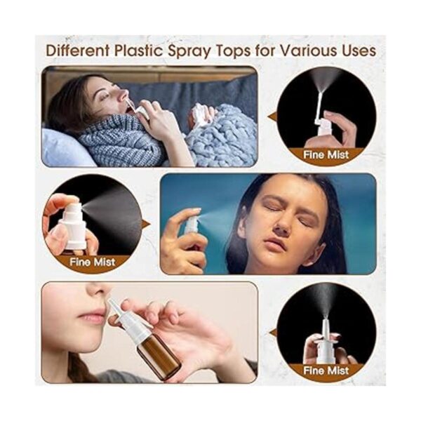 3 botellas de pulverización nasal