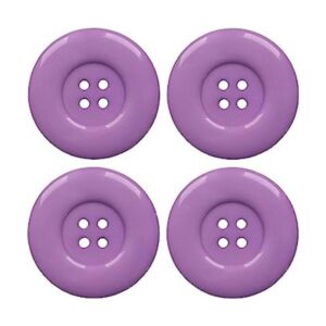 YAKA 50pcs 4 Holes Round Sewing Resin Buttons1.5inch38mm_1