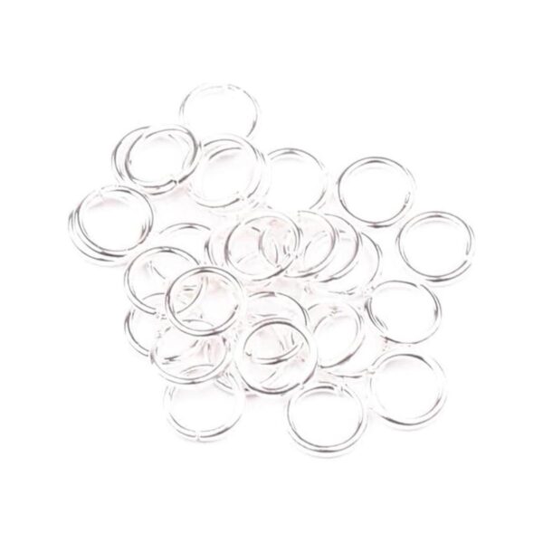 YAKA 1600 unids 0.236 in chapado en plata de hierro_3