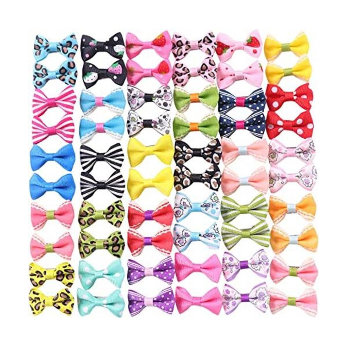 Yaka Lazos para el pelo de perro 60 unidades 30 pares